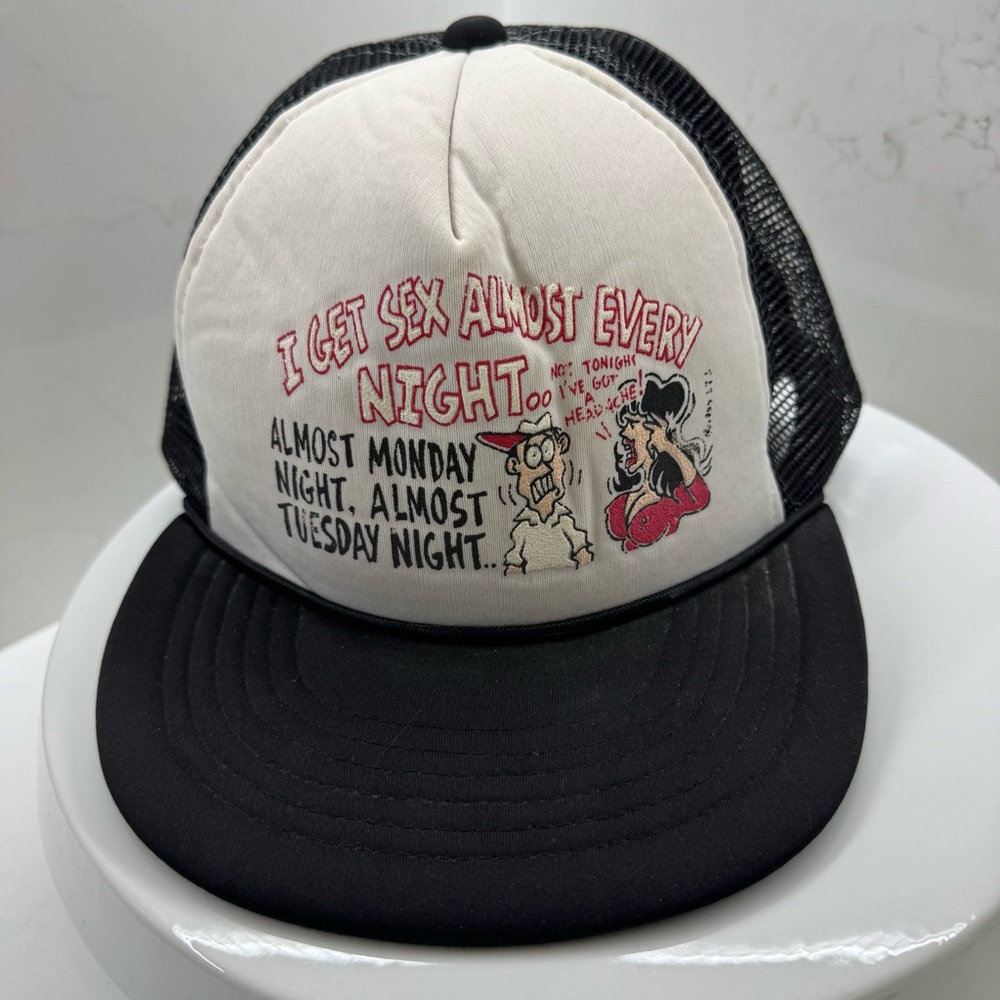 Novelty Funny Graphic Trucker Hat meshback snapback